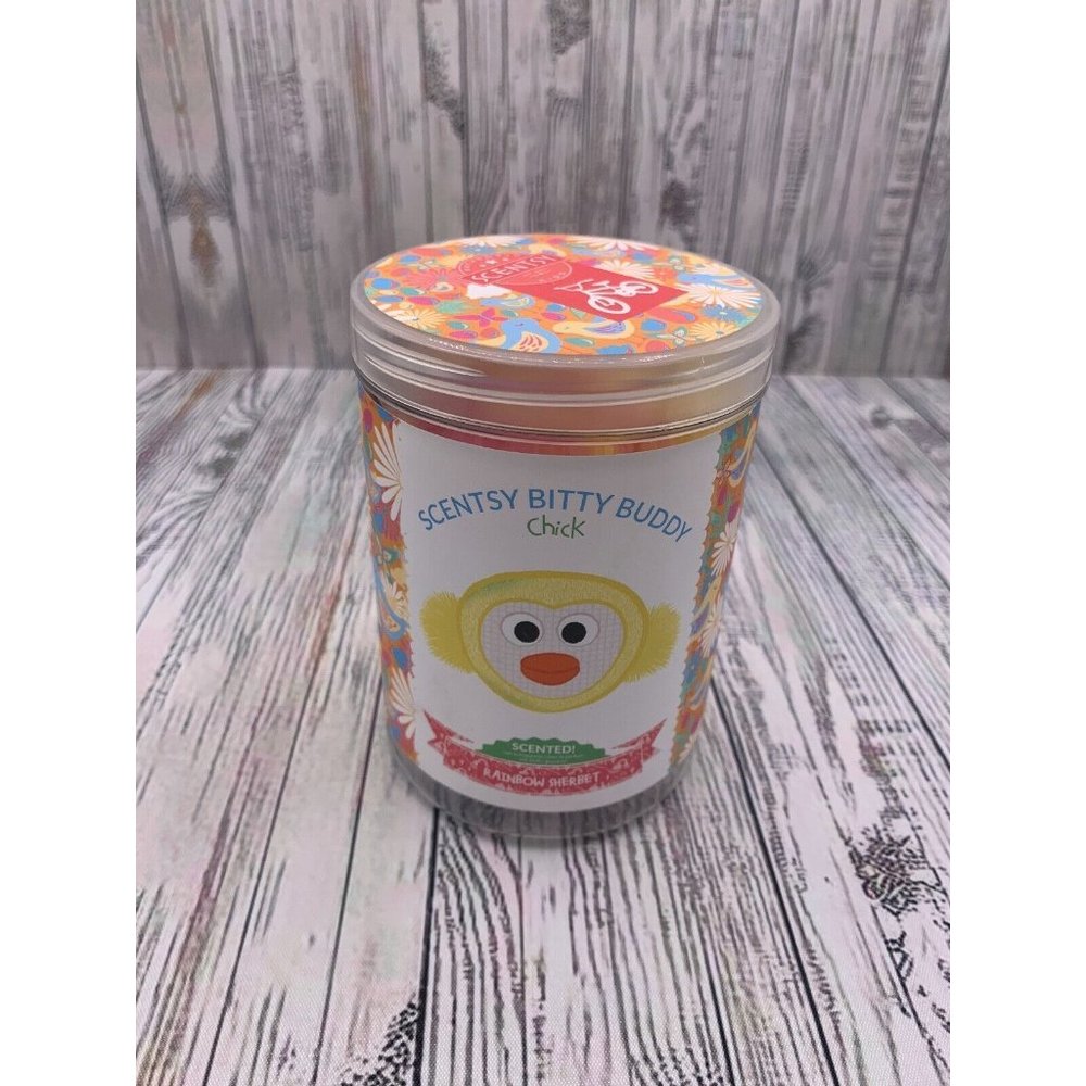 Scentsy Bitty Buddy Chik Rainbow Sherbert Scent New in Package